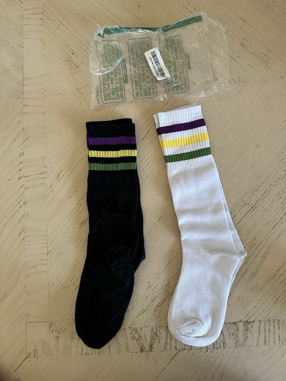 2pairs Men's Socks Crew See Images For Size